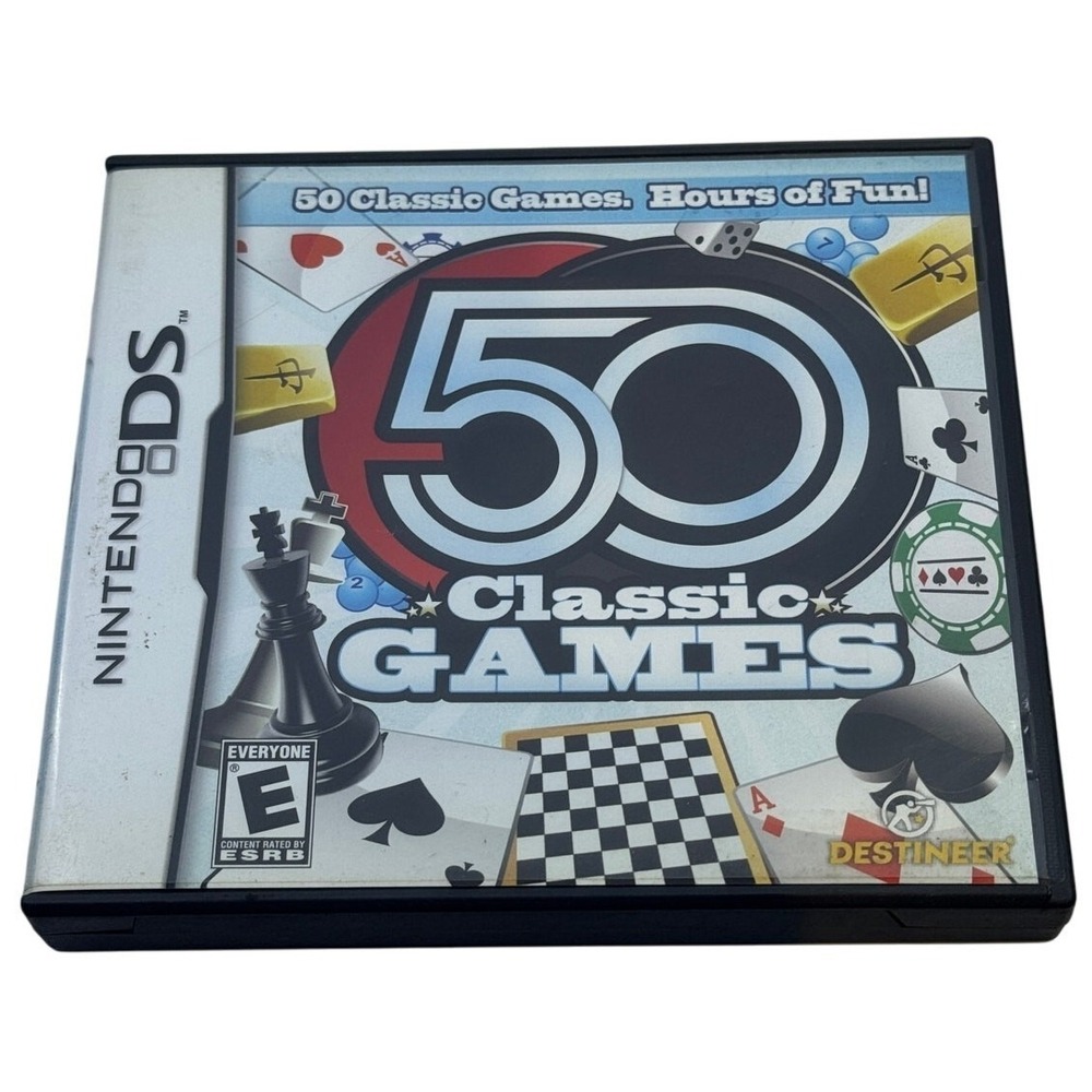 Nintendo DS‎ 50 Classic Games Case & Manual – No Cartridge